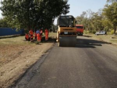 Каневское ДРСУ ремонтирует дорогу в Красногвардейском поселении