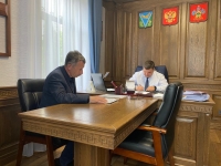 Президент СДК провёл рабочую встречу с главой Апшеронского районного Поселения Кургановым Александром Николаевичем