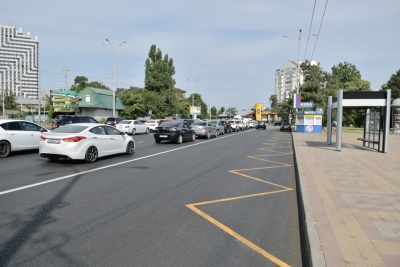 Дортранссервис отремонтировал улицу Переходную в Краснодаре на всём протяжении
